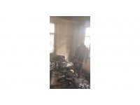 Tarsus’ta ev yangını