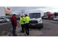 Payas’ta servis araçları denetlendi
