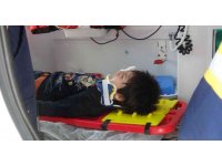 Yaya geçidini kullanan çocuk hastanelik oldu