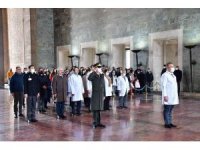 100. Yıl Sağlık Grubu’ndan Anıtkabir’e ziyaret