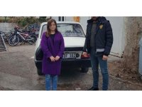 Çalınan otomobil bulunarak sahibine teslim edildi