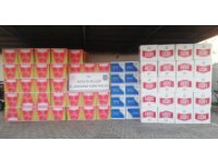 Manavgat’ta 1 milyon 200 bin liralık makaron ele geçirildi