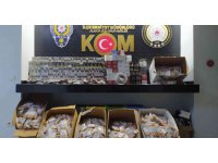 Alanya’da gümrük kaçağı tütün ürünleri ele geçirildi