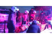 Ayağını kıran kayakçıyı jandama kurtardı