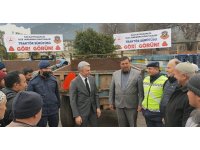 Kaş’ta 80 traktör sürücüsüne reflektör dağıtıldı