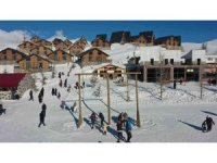 Bungalov evler kış turizminin vazgeçilmezi oldu