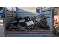 Köprü inşaatında kullanılacak demirleri çalan hırsızlar yakalandı