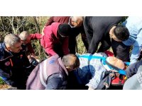 Koyun otlatırken kayalıklardan düştü