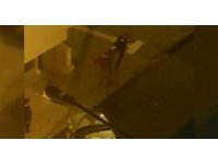 Bekçiden tüfekli adama tekmeli müdahale