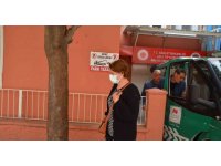 Oğlu tarafından öldürülen kadının cenazesi morgtan alındı