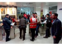 Osmaniye’de polisler kan bağışında bulundu