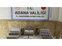 Adana’da 280 bin lira değerinde kaçak makaron ele geçirildi