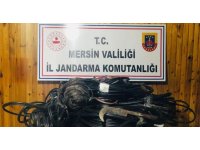 Mersin’de kablo hırsızlığı yapan 3 şüpheli tutuklandı