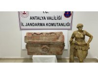 Manavgat’ta tarihi eser operasyonu