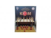 Burdur’da  31 şişe kaçak içki ele geçirildi