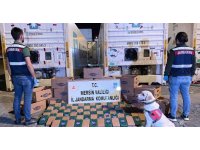 Mersin’de muz kolileri içerisine gizlenmiş 258 kilo kokain ele geçirildi