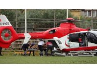 112 hava ambulansı menenjit hastası için havalandı