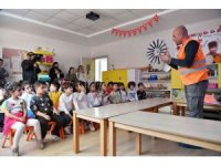 Konyaaltı’nda yangın eğitimi