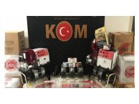 Antalya’da içi tütün dolu 33 bin makaron ele geçirildi