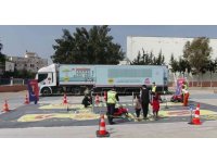 Jandarma mobil trafik eğitim tırı Mersin’de