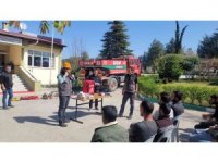 Tarsus’ta yangınla mücadele gönüllülerine eğitim verildi