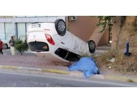 Otomobilin çarptığı kadın hayatını kaybetti, eşi torununa sarılarak ağladı