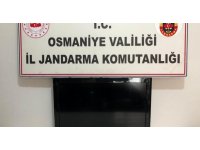 Çalınan televizyon bulunarak sahibine teslim edildi