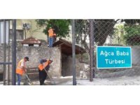 Türbelerde bayram temizliği