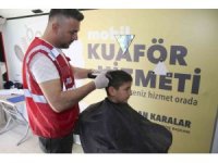Şehit ve gazi yakınlarına bayram öncesi berber-kuaför hizmeti Büyükşehir’den
