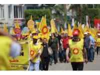 Mersin’de 1 Mayıs coşkusu