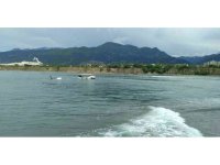 Teknesi alabora olan amatör balıkçı kurtarıldı