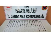 Isparta’da 3 farklı döneme ait 323 adet tarihi eser ele geçirildi