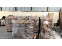 Antalya’da depoya yapılan baskında 11 bin litre kaçak içki ele geçirildi