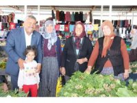 Hassa’da çatısı çöken semt pazarı yeniden hizmete girdi