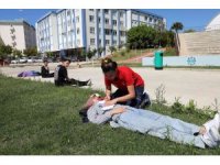 ALKÜ’de gerçeği aratmayan tatbikat