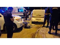 Motosiklete çarpan Rus turist fren yerine gaza bastı