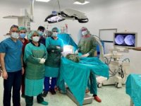 Kırılan leğen kemiğini 20 halkalık zincirle birleştirdiler