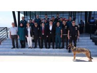 Hatay’da KKTC’ye HADO seferlerinin başladığı limanda güvenlik elemanları göreve başladı