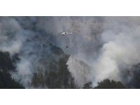 Alanya’daki orman yangını kısmen kontrol altına alındı