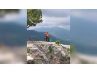 Bin 650 metrede ‘piton döner’ yaptı