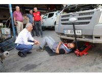 Başkan Tarhan, sanayi esnafının sıkıntılarını dinledi