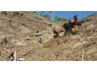 Manavgat’ta traktör 300 metrelik uçuruma yuvarlandı: 1 ölü