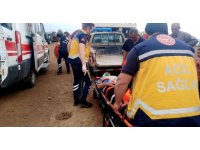 Hayvan otlatırken kayalıklardan düşen çoban yaralandı