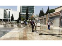 Büyükşehir’den toz taşınımına müdahale