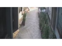 Hatay’da ölü bulunan kadının düştüğü anlar kamerada