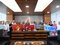 Türk Dünyası Dernekleri Platformu'ndan Konyaaltı Belediye Başkanı Semih Esen'e ziyaret