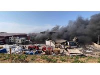 Hatay’daki antrepo yangını söndürülemedi