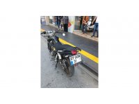 Motosiklet sürücüsü değil, trafik canavarı çıktı