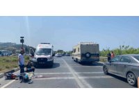 Kaza yapan Alman motosiklet sürücüsü hayatını kaybetti