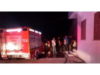 Dikiş kursunda çıkan yangın söndürüldü